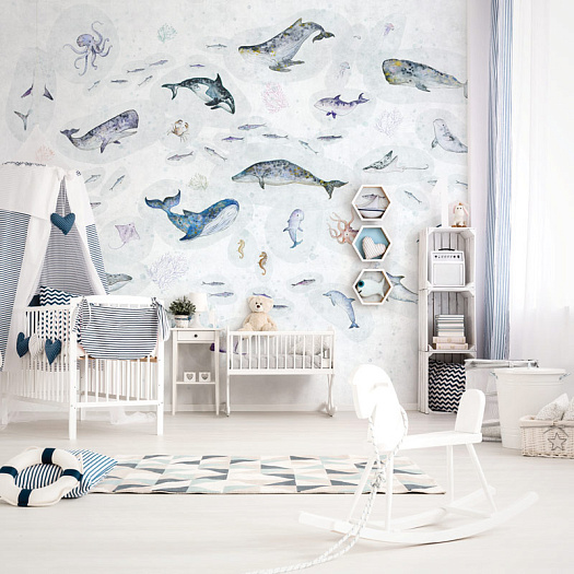 Фотообои в интерьере артикул MARINE LIFE, FAUNA, Factura Фотообои в интерьере артикул MARINE LIFE, FAUNA, Factura